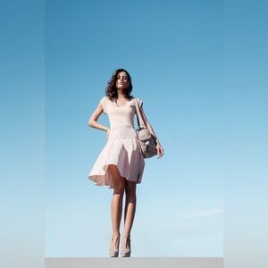 Repetto Paris Ballet Milano & Taffeta Dress in Blush Pink Size 42 (US 10)